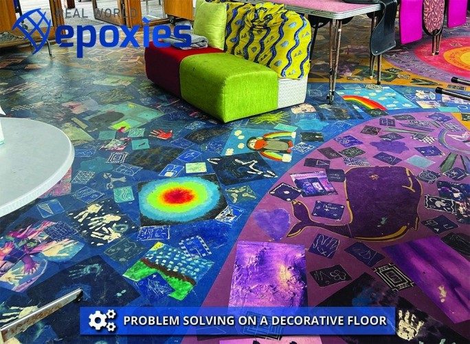 Problem solving on a decorative floor